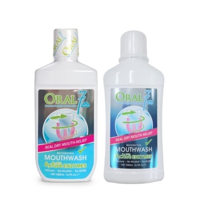 ORAL 7 Moisturising Mouthwash 500ml