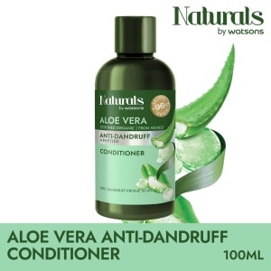 NATURALS BY WATSONS Aloe Vera + Peptide Anti-Dandruff Conditioner (For Dry  & Dandruff Prone Scalp) 100ml | Shampoo & Conditioner | Watsons Singapore