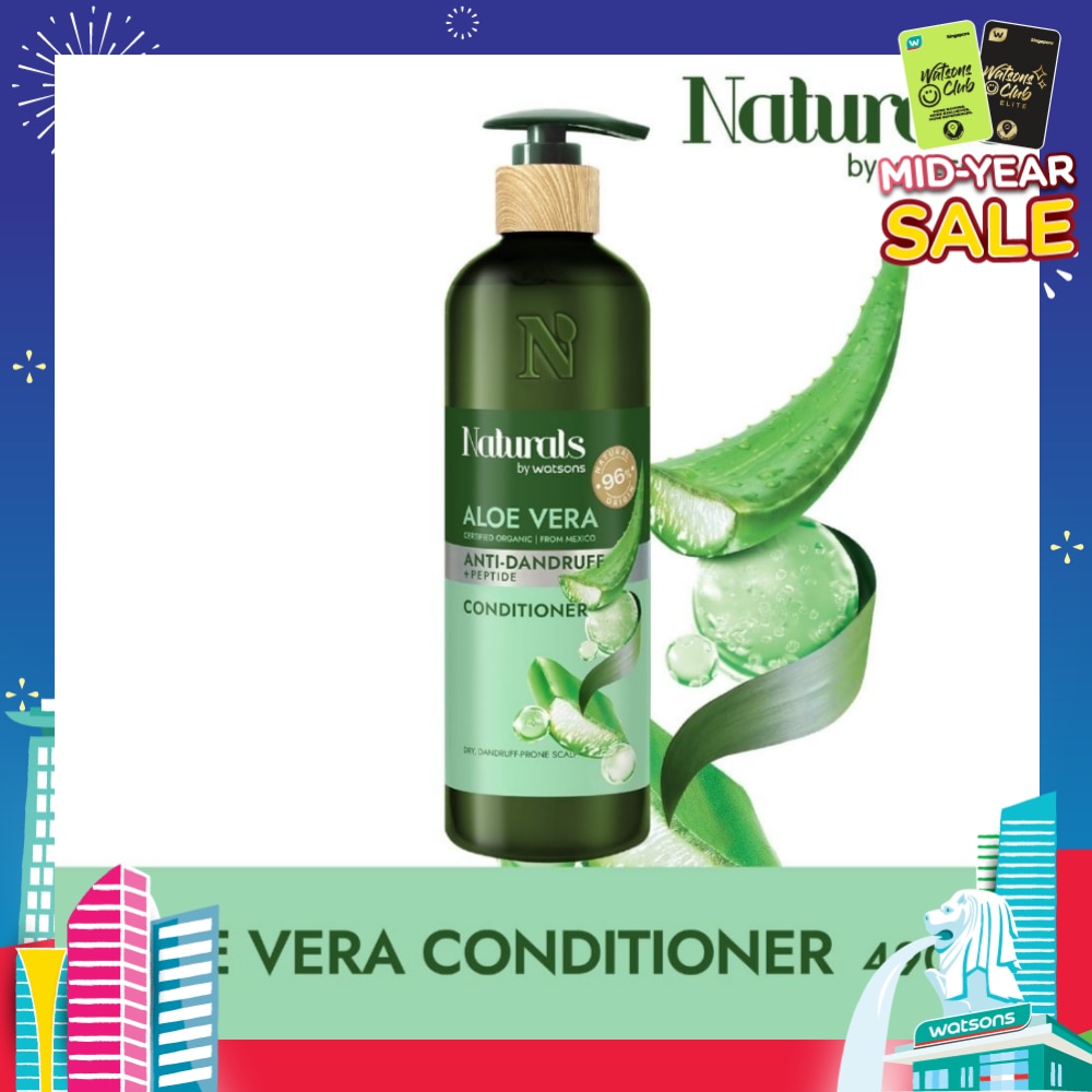 Aloe Vera + Peptide Anti-Dandruff Conditioner (For Dry & Dandruff Prone Scalp) 490ml