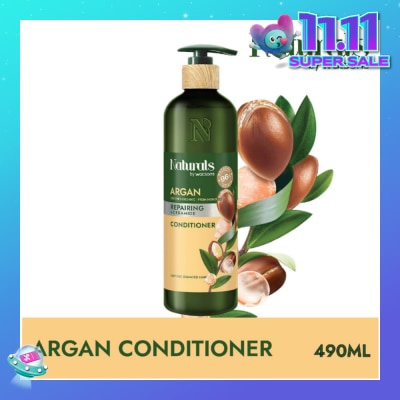 NATURALS BY WATSONS Argan + Ceramide Repairing Conditioner (For Very Dry & Damaged Hair) 490ml