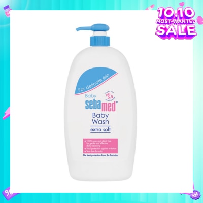 SEBAMED Baby Wash Extra Soft (Safeguard Against Irritation) 1000ml (Expiry: Jun`2026)