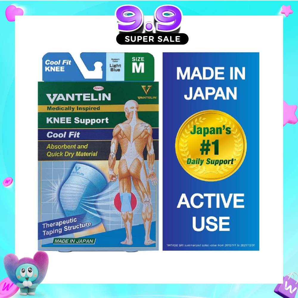 Medically Inspired Knee Support Cool Blue Fit Size M 1s image