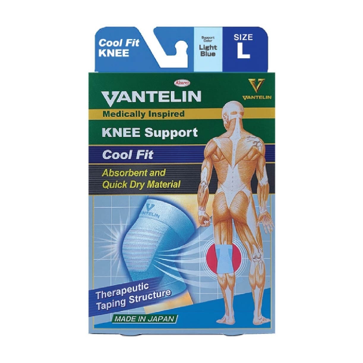 Vantelin Knee Support Cool Fit Blue L