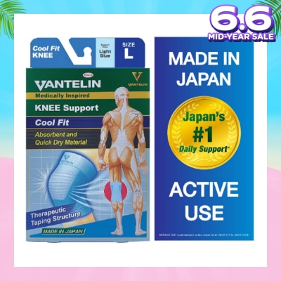 VANTELIN Vantelin Knee Support Cool Fit Blue L