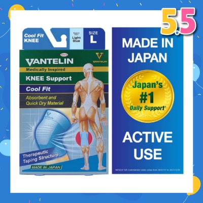 VANTELIN Vantelin Knee Support Cool Fit Blue L