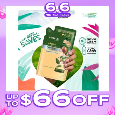 NATURALS BY WATSONS - Argan + Ceramide Repairing Conditioner Refill Pack 450ml