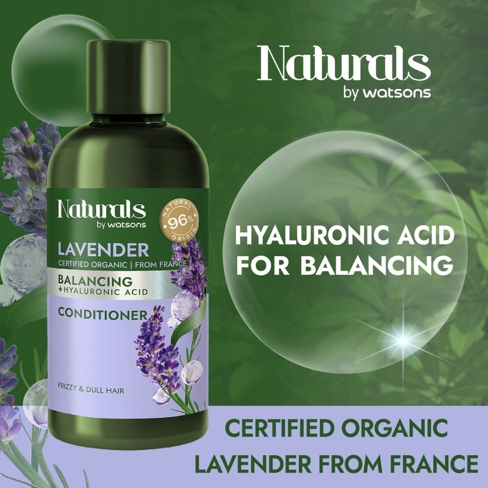 Lavender + Hyaluronic Acid Balancing Conditioner (For Frizzy & Dull Hair) 100ml