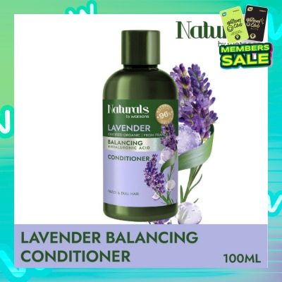 NATURALS BY WATSONS Lavender + Hyaluronic Acid Balancing Conditioner (For Frizzy & Dull Hair) 100ml