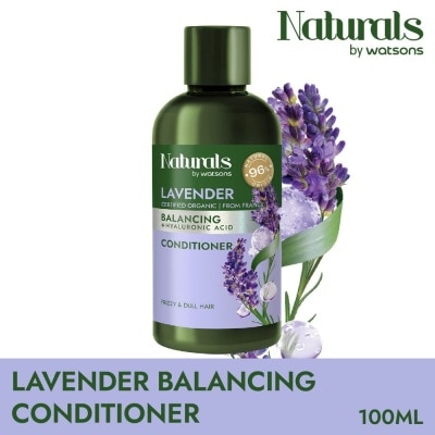 NATURALS BY WATSONS Lavender + Hyaluronic Acid Balancing Conditioner (For Frizzy & Dull Hair) 100ml