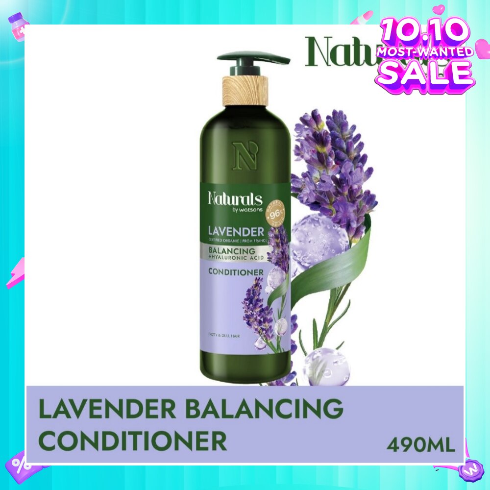 Lavender + Hyaluronic Acid Balancing Conditioner (For Frizzy & Dull Hair) 490ml