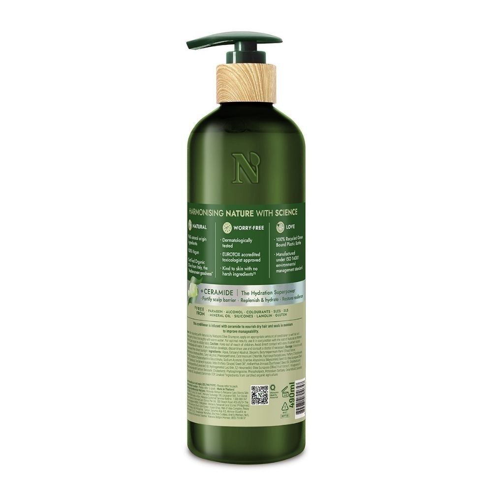 Olive + Ceramide Deep Moisturising Conditioner (For Thick & Coarse Hair) 490ml