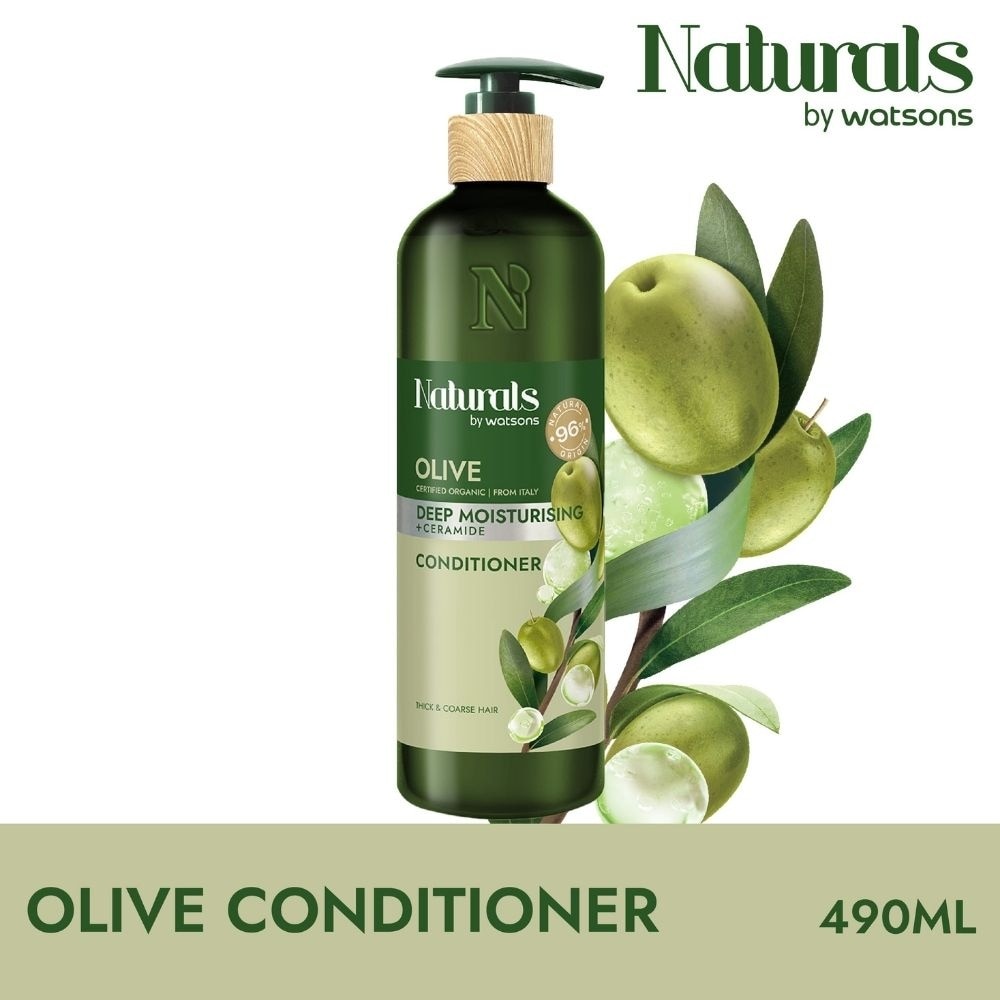 Olive + Ceramide Deep Moisturising Conditioner (For Thick & Coarse Hair) 490ml