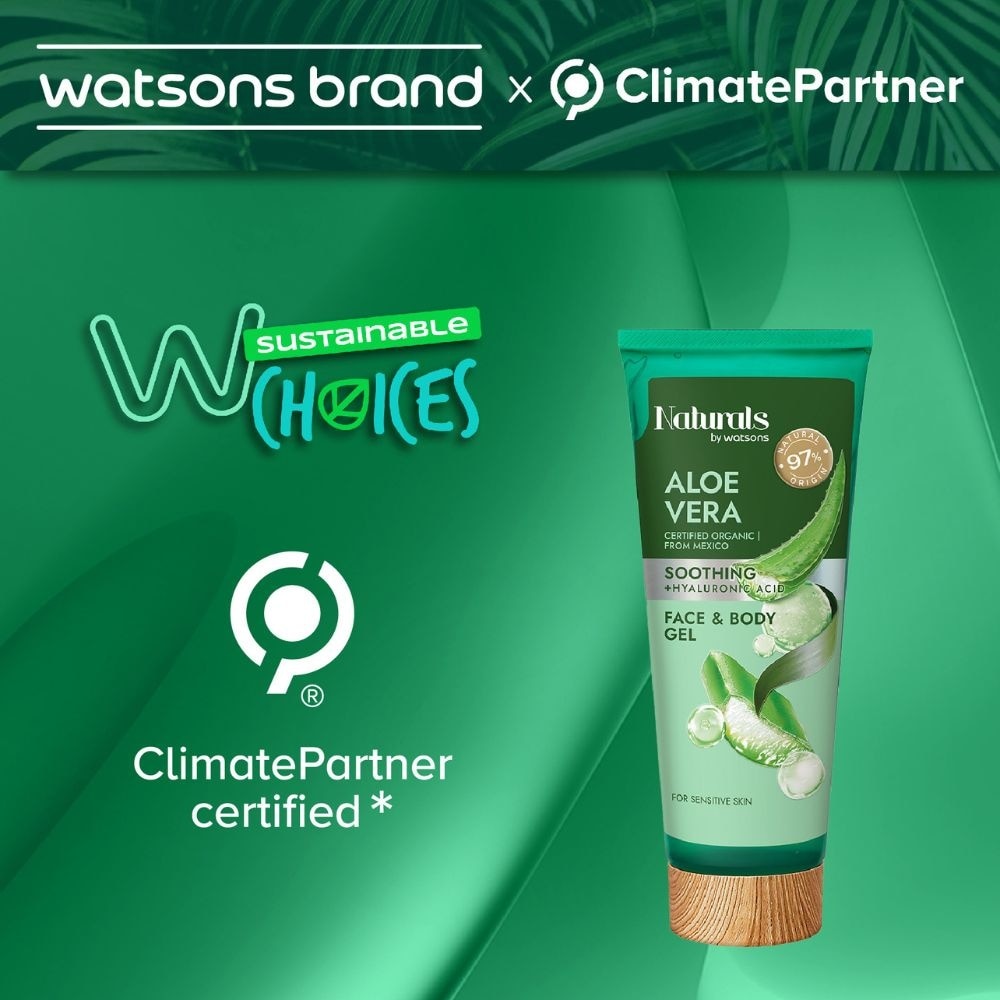 Aloe Vera + Hyaluronic Acid Face & Body Gel (For Sensitive Skin) 200ml