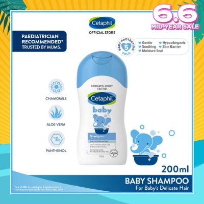 CETAPHIL BABY Baby Shampoo With Natural Camomile 200ml