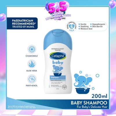 CETAPHIL BABY - Baby Shampoo With Natural Camomile 200ml