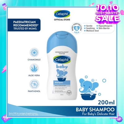 CETAPHIL BABY Baby Shampoo With Natural Camomile 200ml