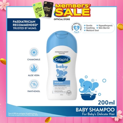 CETAPHIL BABY Baby Shampoo With Natural Camomile 200ml