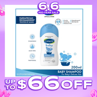CETAPHIL BABY - Baby Shampoo With Natural Camomile 200ml