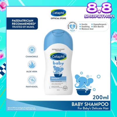 CETAPHIL BABY Baby Shampoo With Natural Camomile 200ml