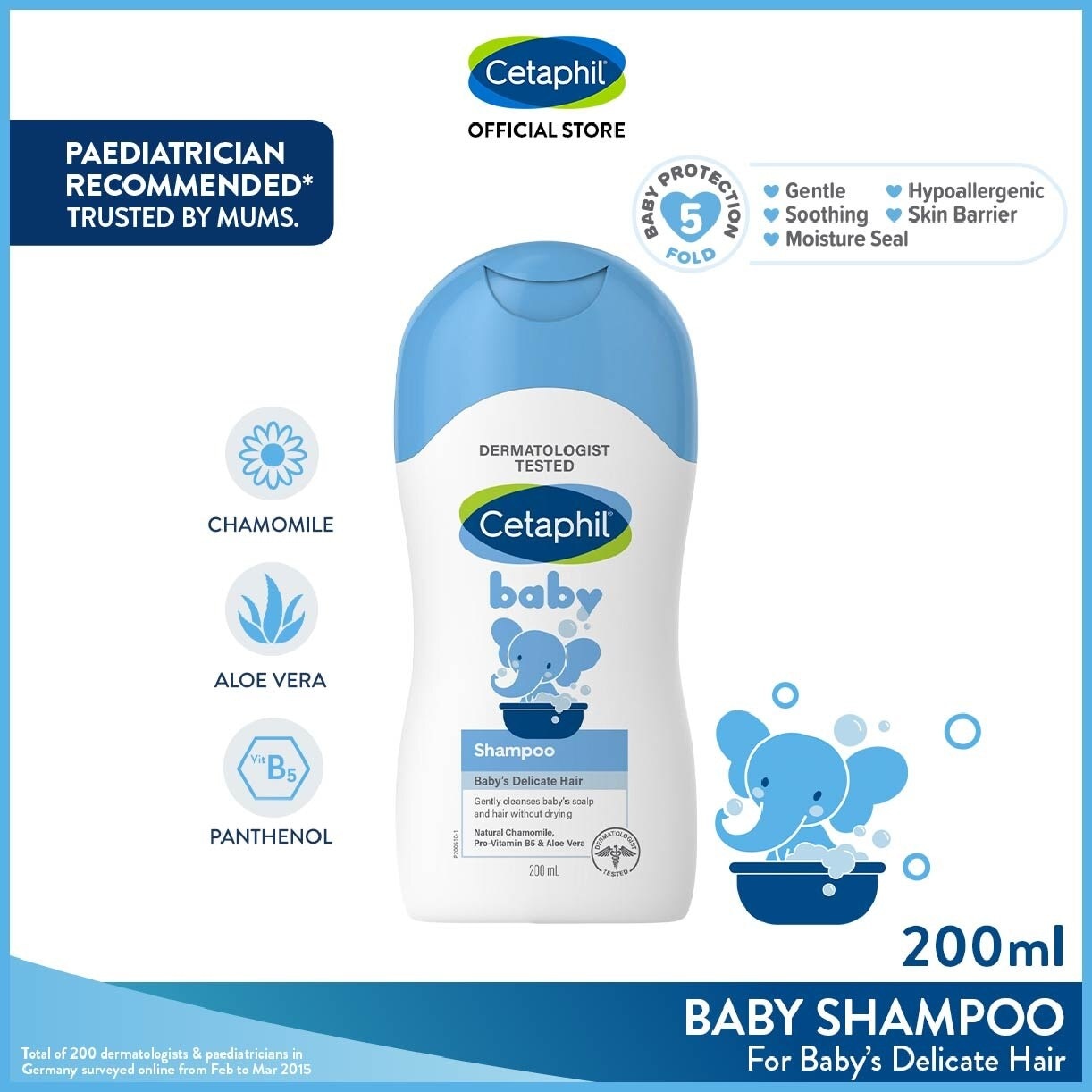 Baby Shampoo With Natural Camomile 200ml