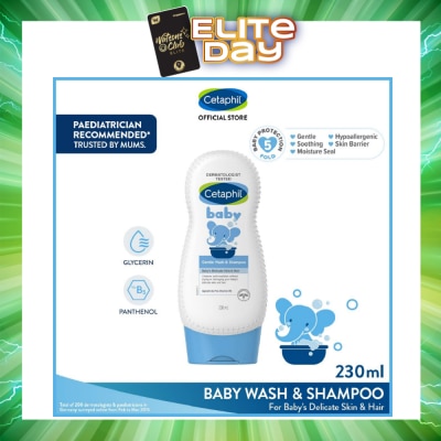 CETAPHIL BABY - Baby Gentle Wash & Shampoo With Glycerin & Panthenol 230ml