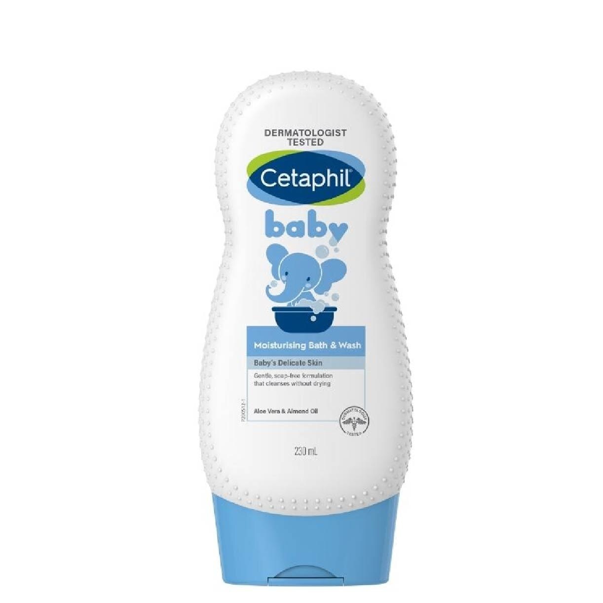 Baby Ultra Moisturising Bath & Wash With Aloe Vera & Almond Oil 230ml