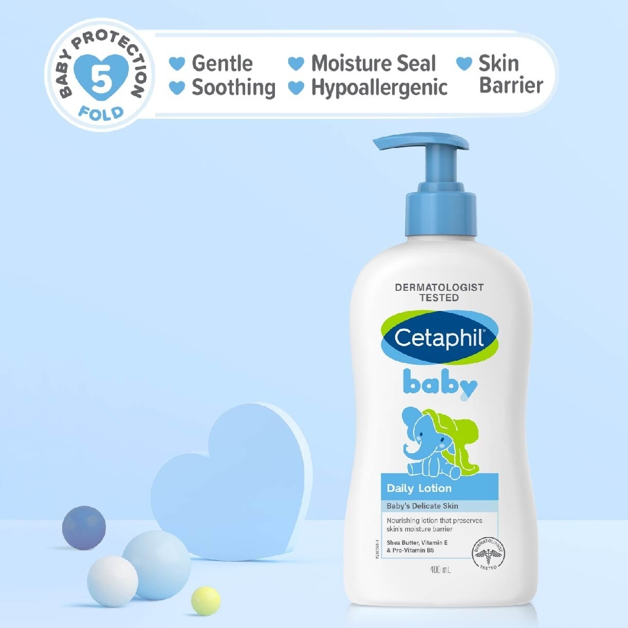 Baby Daily Lotion With Shea Butter 400ml