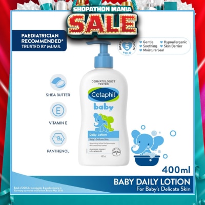 CETAPHIL BABY - Baby Daily Lotion With Shea Butter 400ml