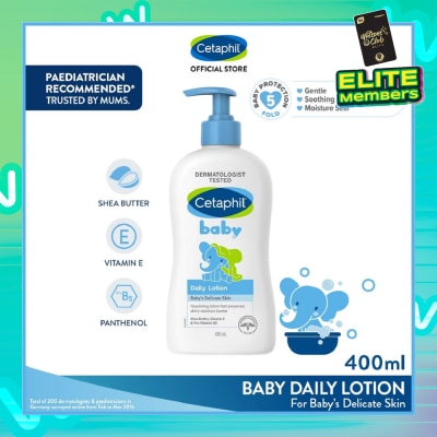 CETAPHIL BABY Baby Daily Lotion With Shea Butter 400ml