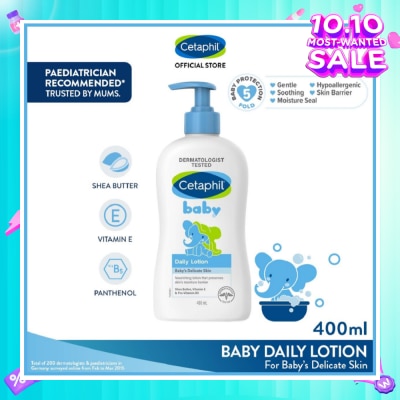 CETAPHIL BABY Baby Daily Lotion With Shea Butter 400ml