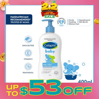CETAPHIL BABY Baby Daily Lotion With Shea Butter 400ml