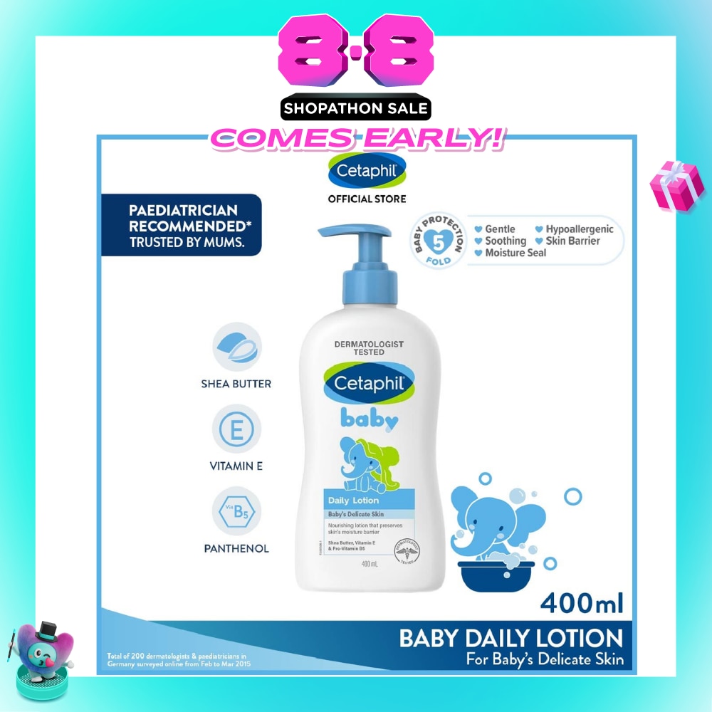 Baby Daily Lotion With Shea Butter 400ml