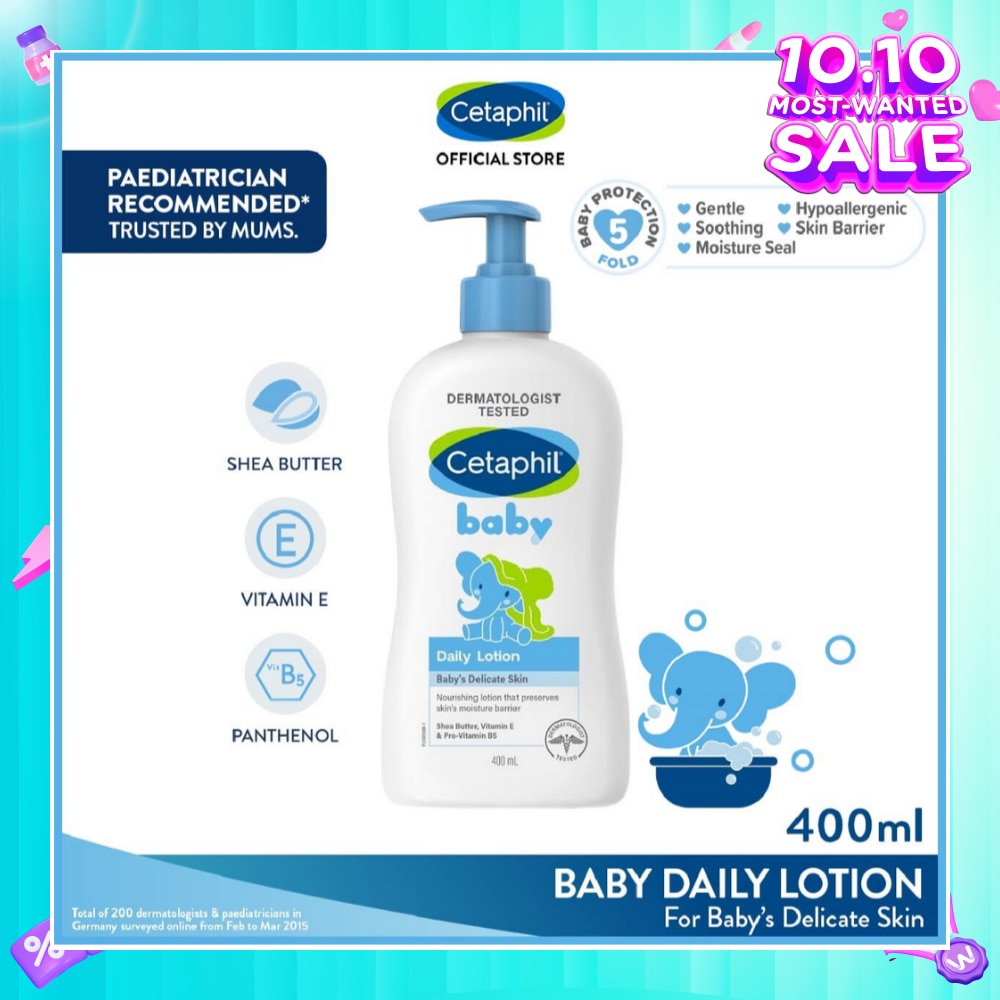 Baby Daily Lotion With Shea Butter 400ml