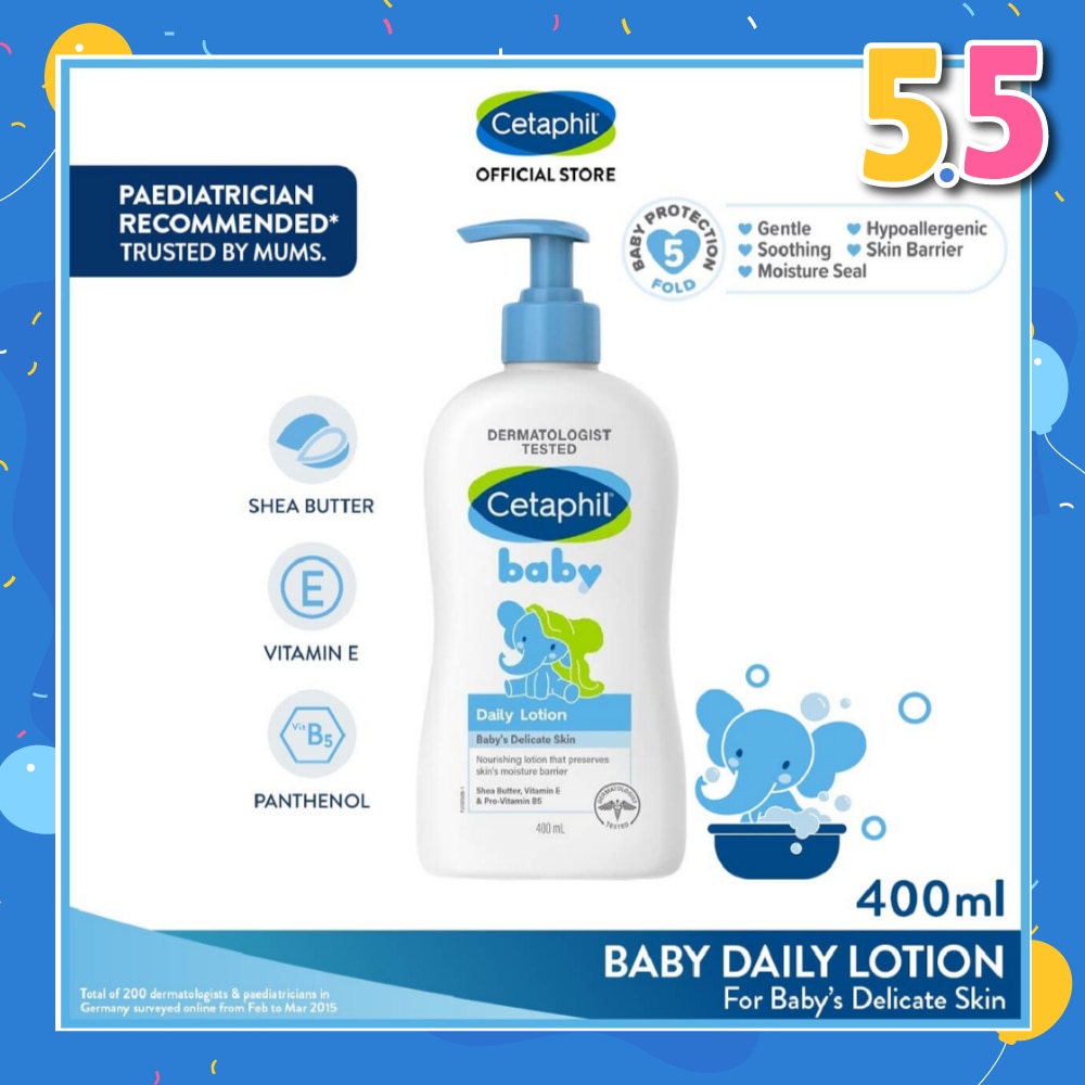 Baby Daily Lotion With Shea Butter 400ml