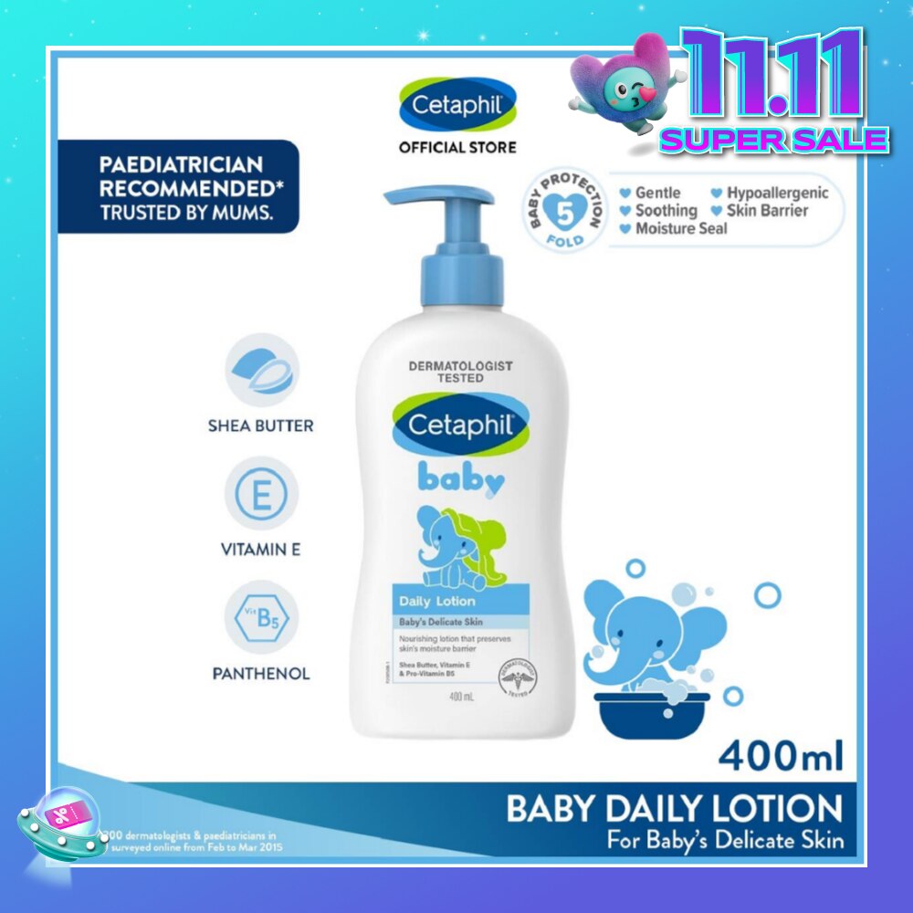 Baby Daily Lotion With Shea Butter 400ml