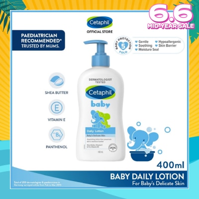 CETAPHIL BABY Baby Daily Lotion With Shea Butter 400ml