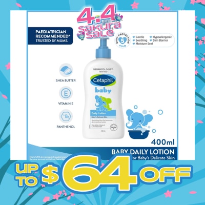 CETAPHIL BABY - Baby Daily Lotion With Shea Butter 400ml