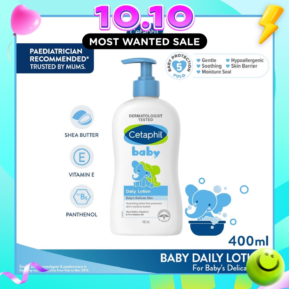 Baby Daily Lotion With Shea Butter 400ml image
