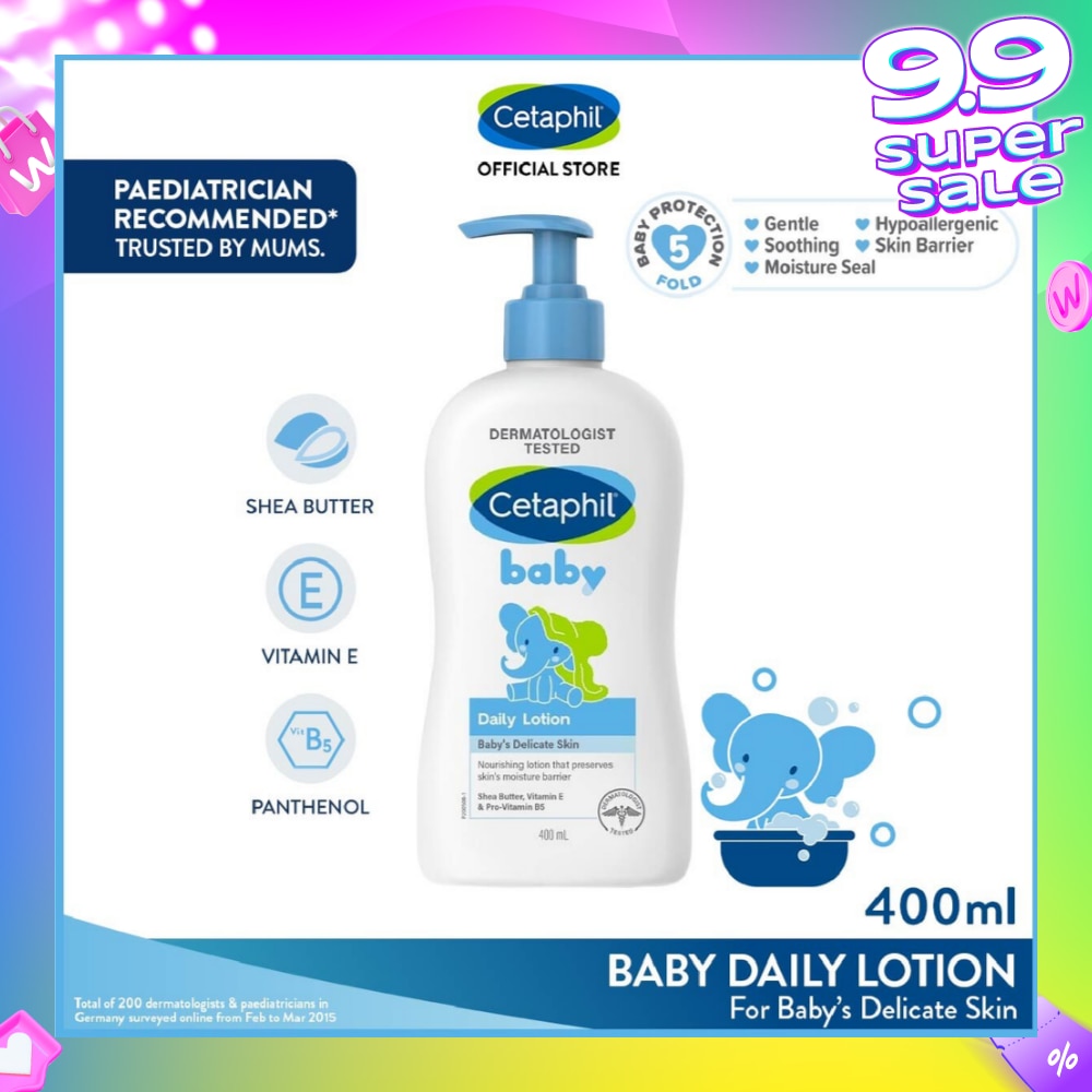 Baby Daily Lotion With Shea Butter 400ml