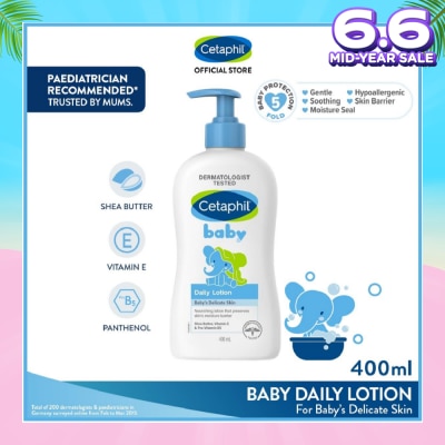CETAPHIL BABY Baby Daily Lotion With Shea Butter 400ml