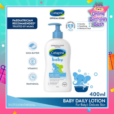 CETAPHIL BABY Baby Daily Lotion With Shea Butter 400ml