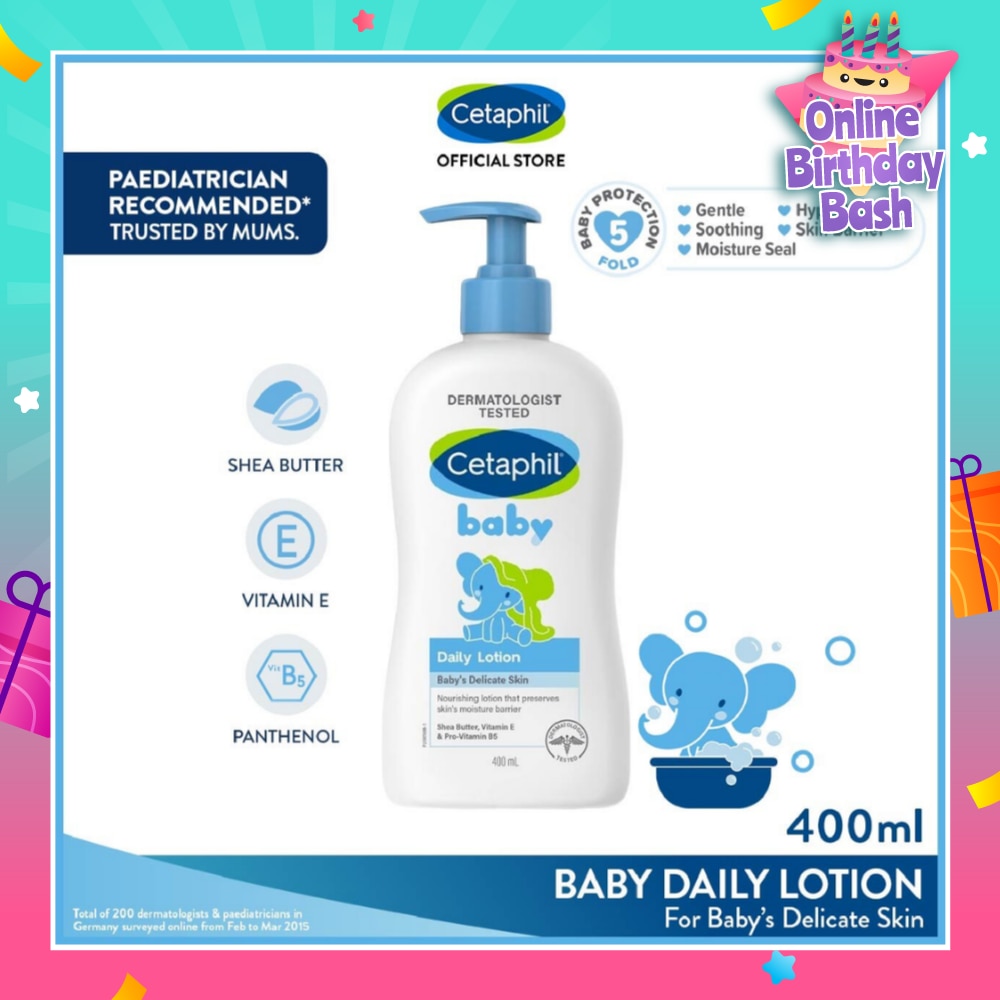 Baby Daily Lotion With Shea Butter 400ml