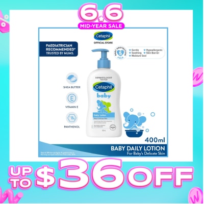 CETAPHIL BABY - Baby Daily Lotion With Shea Butter 400ml