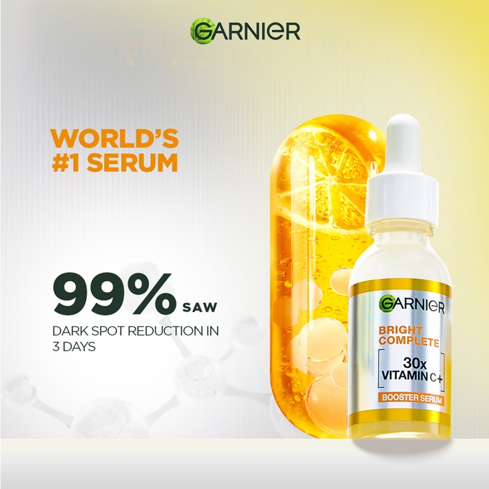 Bright Complete Vitamin C Booster Serum (Brightening + Fade Dark Spots) 30ml