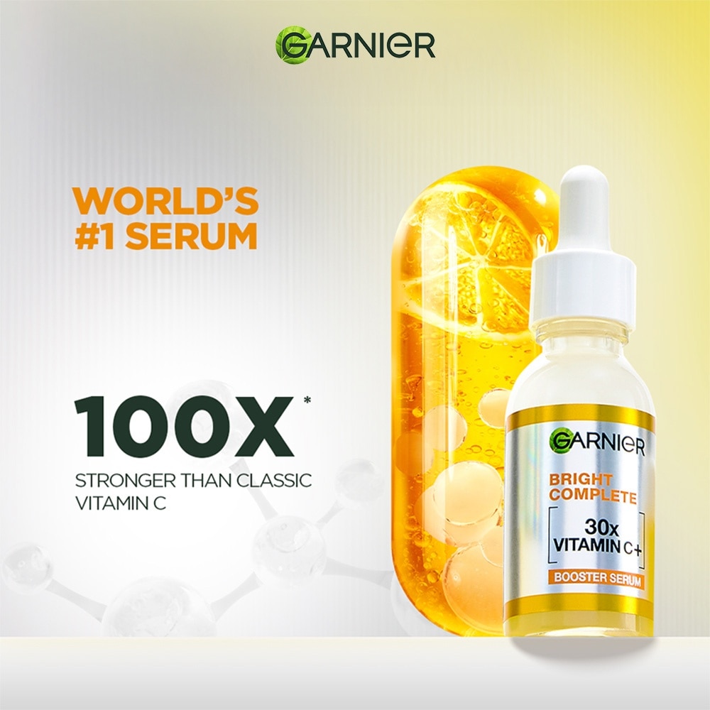 Bright Complete Vitamin C Booster Serum (Brightening + Fade Dark Spots) 30ml