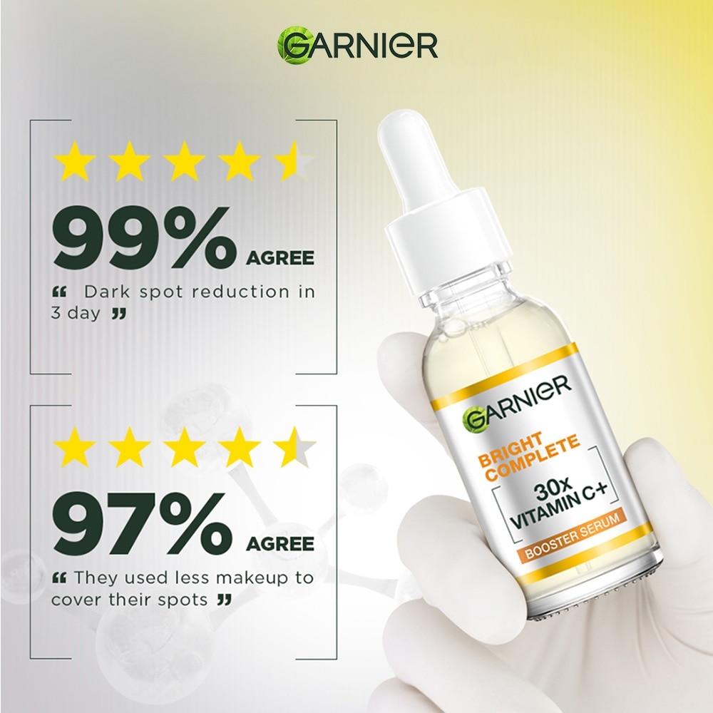 Bright Complete Vitamin C Booster Serum (Brightening + Fade Dark Spots) 30ml