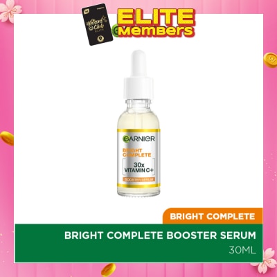 GARNIER Bright Complete Vitamin C Booster Serum (Brightening + Fade Dark Spots) 30ml