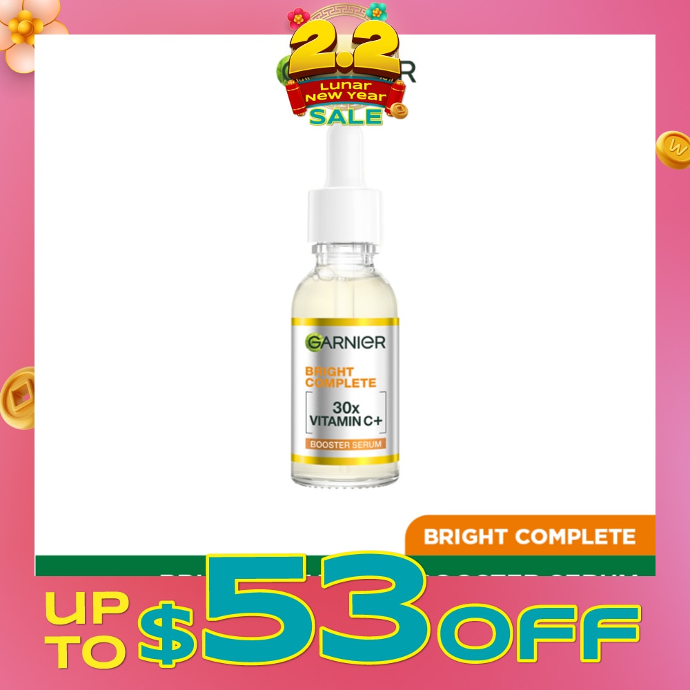 Bright Complete Vitamin C Booster Serum (Brightening + Fade Dark Spots) 30ml