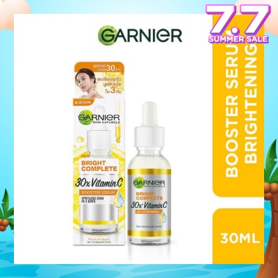 GARNIER Bright Complete Vitamin C Booster Serum (Brightening + Fade Dark Spots) 30ml