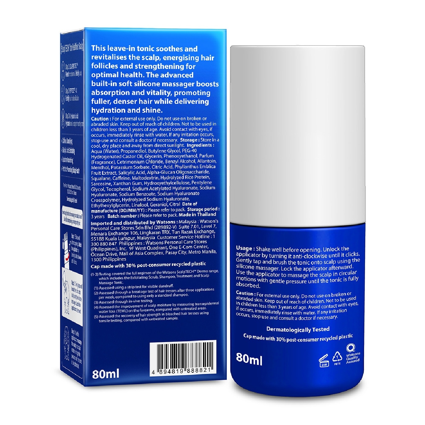 ScalpTECH Dermo Boosting Scalp Massage Tonic 80ml